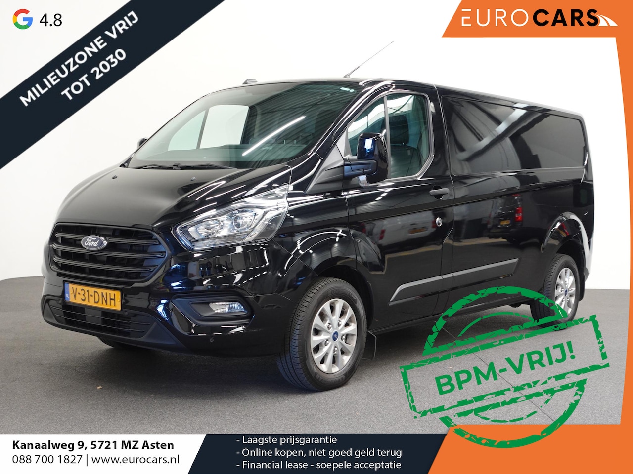Ford Transit Custom - 300 2.0 TDCI L2H1 Trend Automaat Airco Navigatie Cruise Parkeersensoren Camera Trekhaak - AutoWereld.nl