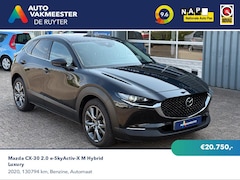 Mazda CX-30 - 2.0 e-SkyActiv-X M Hybrid Luxury | Leder | opendak | 360 Camera | Autom. Achterklep | Adap