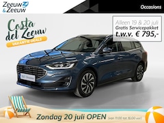 Ford Focus Wagon - 1.0 EcoBoost Hybrid Titanium 125pk | Dealeronderhouden | Sync 4 | Stoel- stuur en voorruit