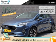 Ford Fiesta - 1.0 EcoBoost Hybrid Titanium 125pk | DEMO | Stoel- stuur en voorruitverwarming | Navigatie