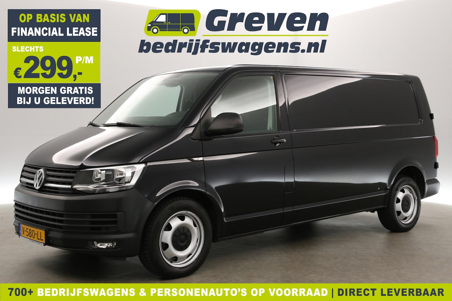 Volkswagen Transporter - 2.0 TDI L2H1 204PK Airco Carplay Cruise Navigatie PDC Elektrpakket Trekhaak - AutoWereld.nl
