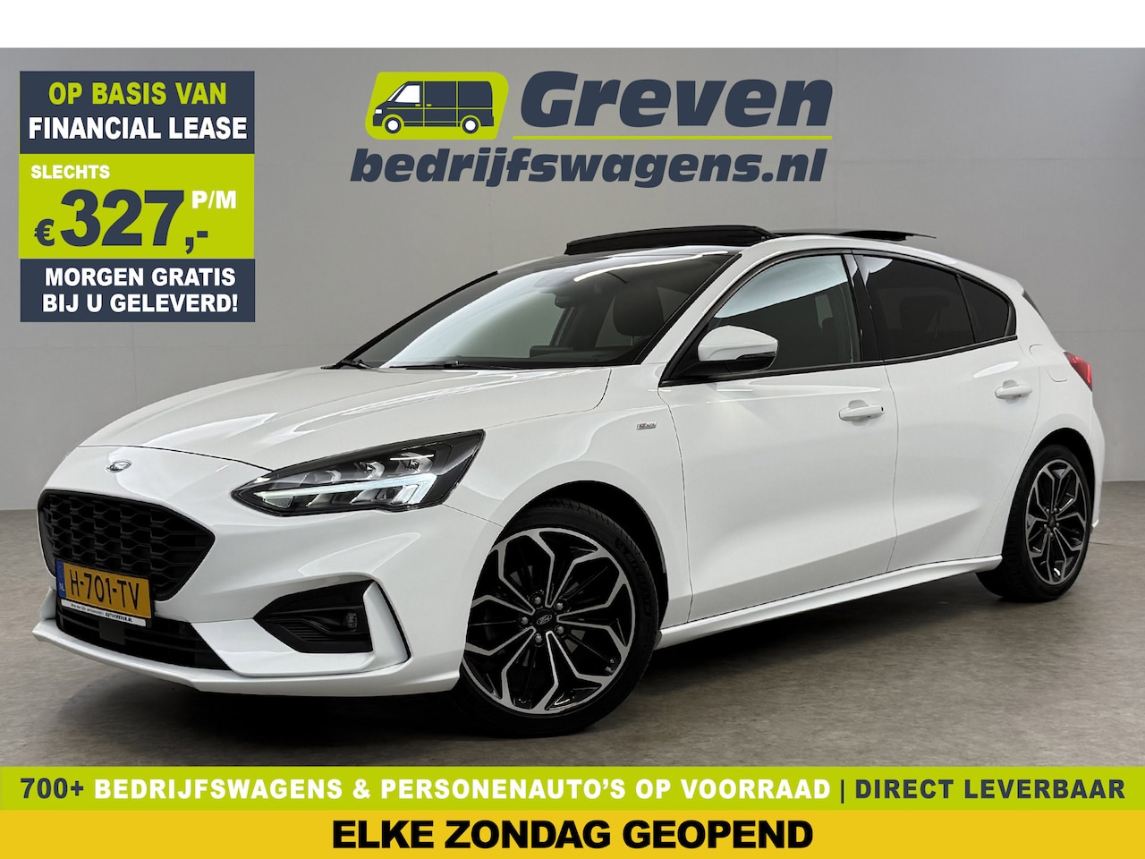 Ford Focus - 1.0 EcoBoost ST Line b&o Audio Pano LED Carplay Clima Cruise Navigatie PDC 18"LMV - AutoWereld.nl