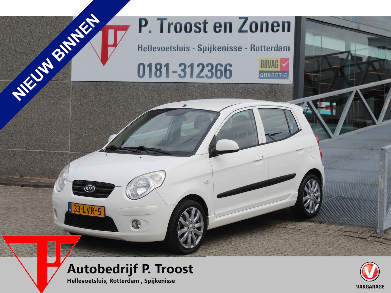 Kia Picanto - 1.0 Seven Orig.NL/NAP/Airco/Elektrische ramen/Radio-CD speler/15'' Lichtmetalen velgen. - AutoWereld.nl