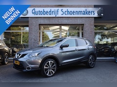 Nissan Qashqai - 1.2 Tekna 360-CAMERA LEER RUIT+STUURVERW. 19"LMV DAB NAVI CRUISE 2xPDC CLIMA 2xKEYLESS DOD