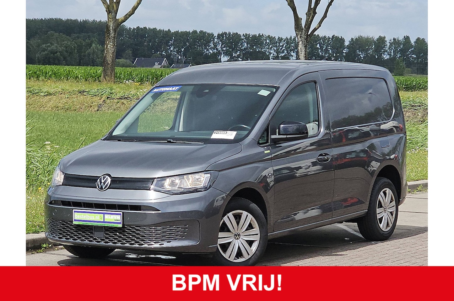 Volkswagen Caddy - 2.0 TDI L1H1 122Pk Automaat Euro6 Navi Bumpers-Kleur Camera 1 Eigenaar Oh-Historie! - AutoWereld.nl