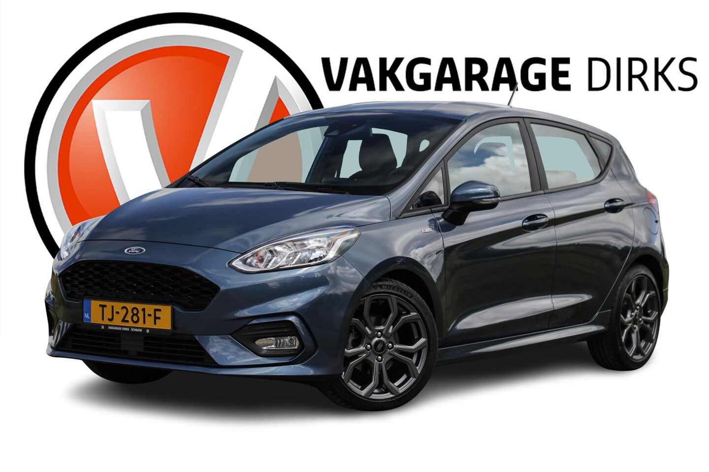 Ford Fiesta - 100 PK EcoBoost ST-Line ✅ Navi ✅ Carplay ✅ Trekhaak - AutoWereld.nl