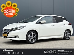 Nissan LEAF - Tekna 40 kWh / Stoel-Stuurverwarming / Airco / Cruise Control / Lederen-Stof bekleding / N