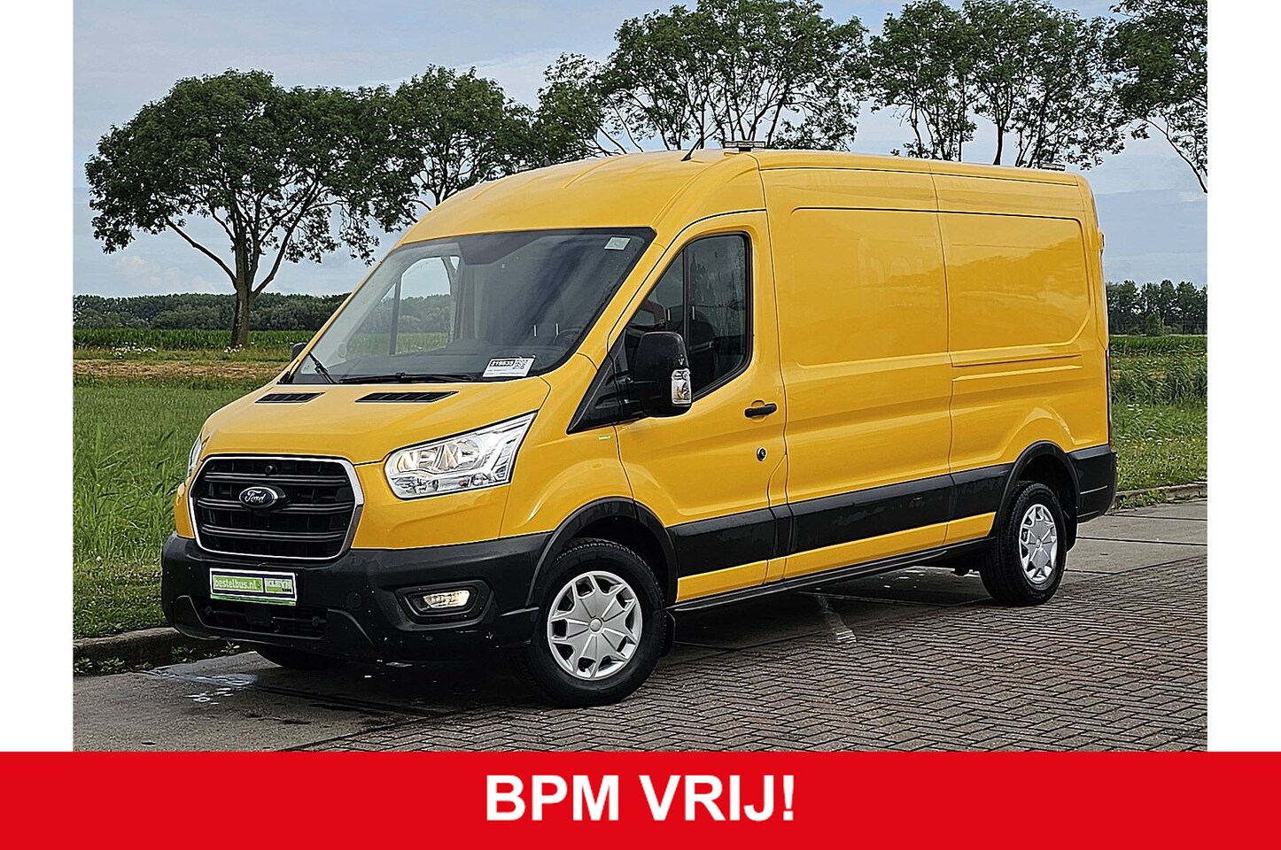 Ford Transit - 350 2.0 TDCI L3H2 Trekhaak NAP Airco Euro6 130Pk 1e Eigenaar Oh-Historie! - AutoWereld.nl