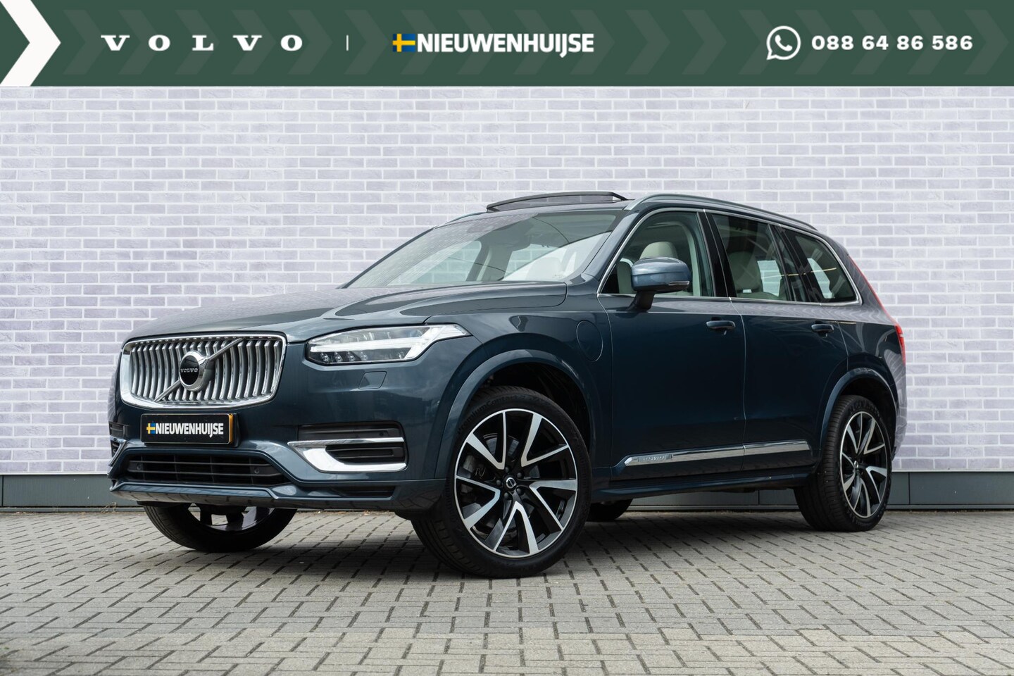 Volvo XC90 - T8 Twin Engine AWD Inscription | Trekhaak | Keyless | Dodehoeksensoren | Adaptive | Stoel- - AutoWereld.nl