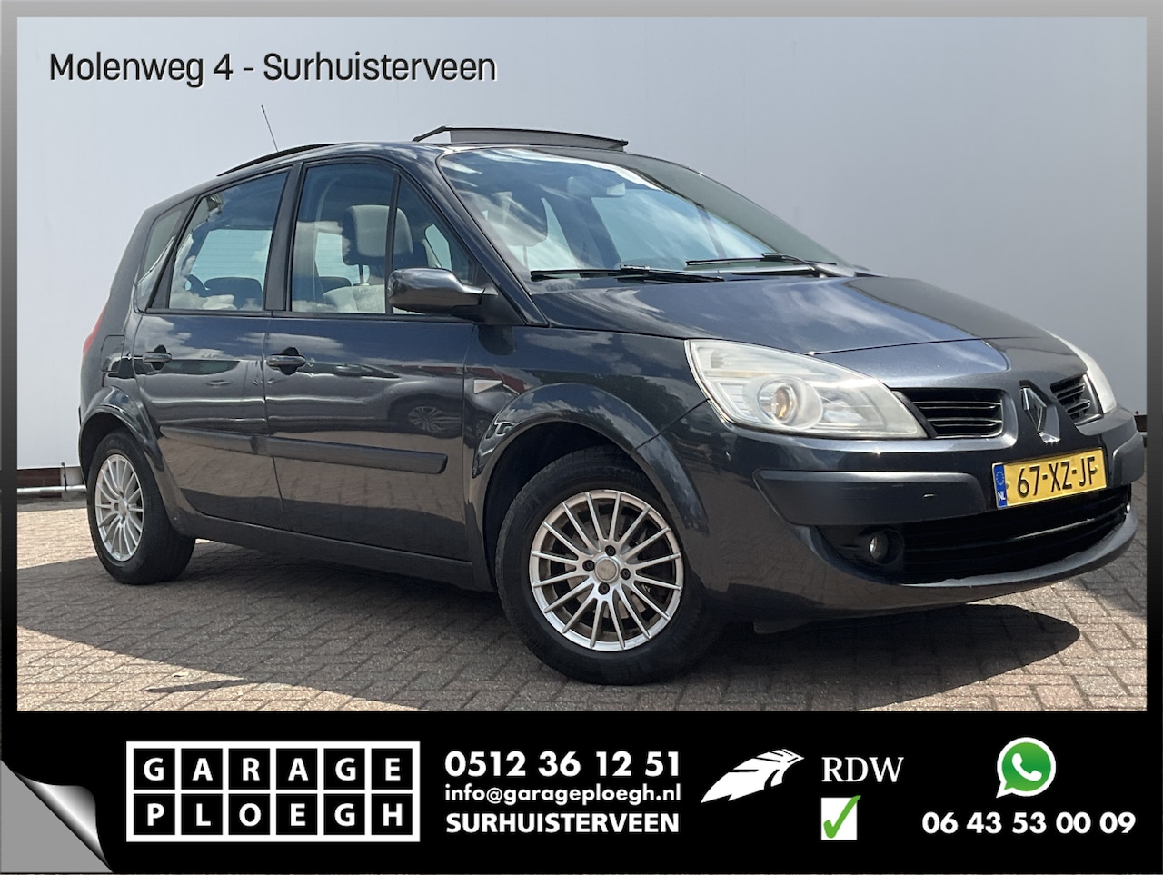 Renault Scénic - 1.6-16V Business Line Pano Trekhaak Cruise Clima Voll.Onderhouden! - AutoWereld.nl