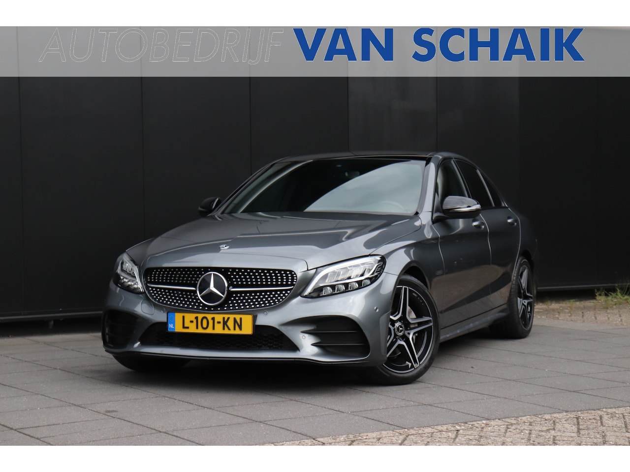 Mercedes-Benz C-klasse - 180 AMG PANORAMADAK | LEDER | LED | NAVI | CRUISE | STOELVERW | - AutoWereld.nl