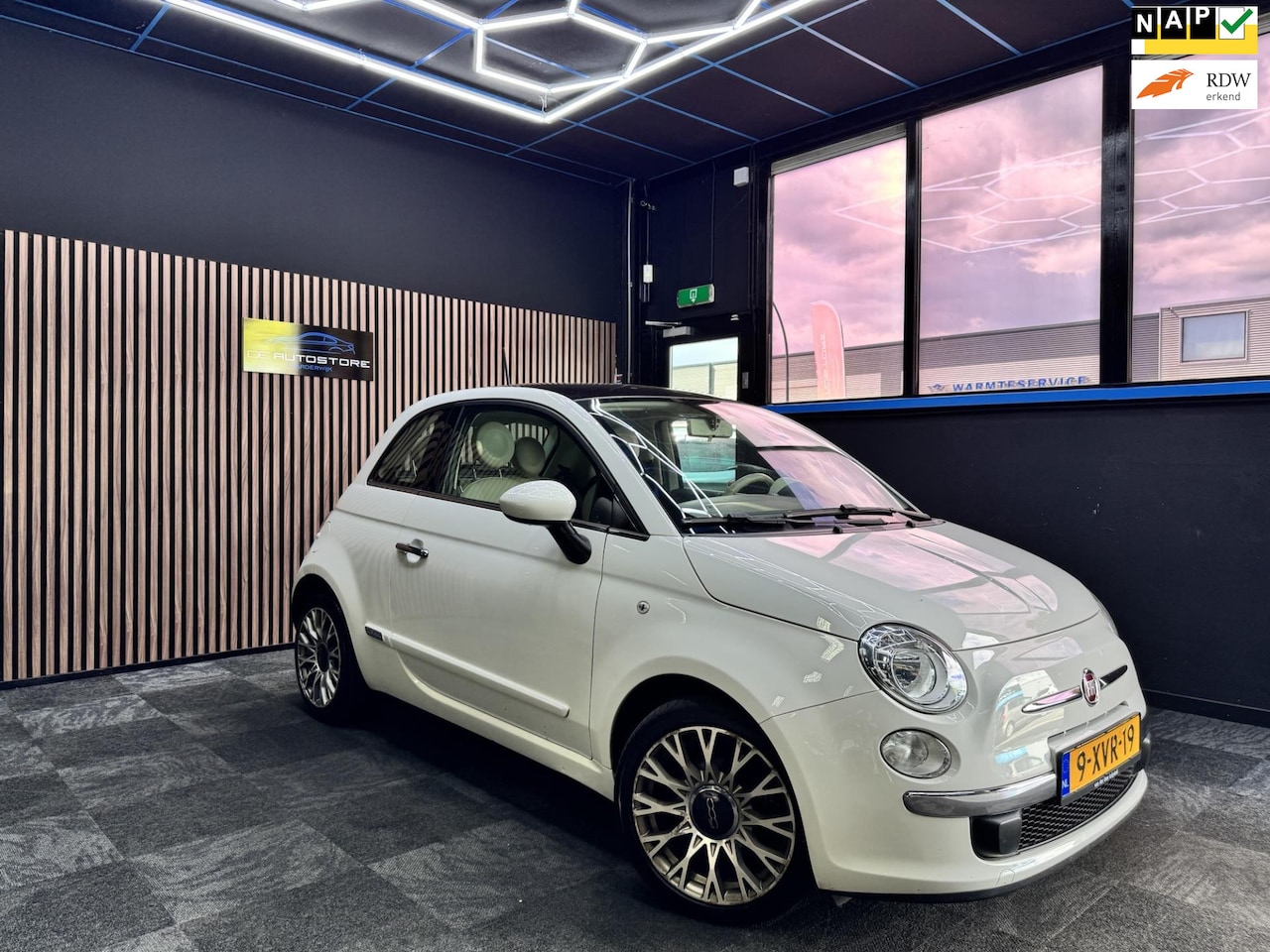 Fiat 500 - 0.9 TwinAir Turbo Lounge Airco panodak Elec Ramen Lm Velgen Zeer nette Auto!!! - AutoWereld.nl