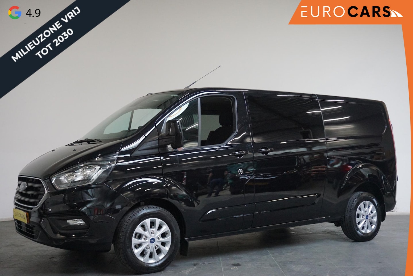 Ford Transit Custom - 300 2.0 TDCI L2H1 Limited Dubbele cabine Aut. Navi| Airco| 2 Schuifdeuren | Trekhaak| PDC| - AutoWereld.nl