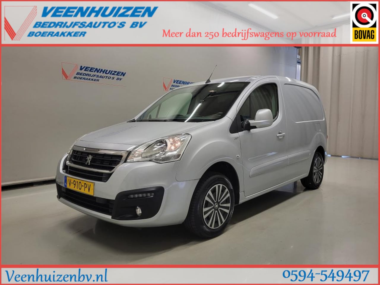 Peugeot Partner - 1.6BlueHDi 3-persoons Euro 6! - AutoWereld.nl