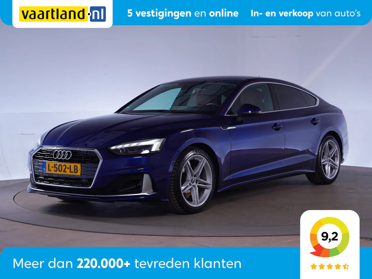 Audi A5 - 35 TFSI Pro Line Sport Aut. [ LED B&O Leder Virtual Navi Stoelverwarming ] - AutoWereld.nl