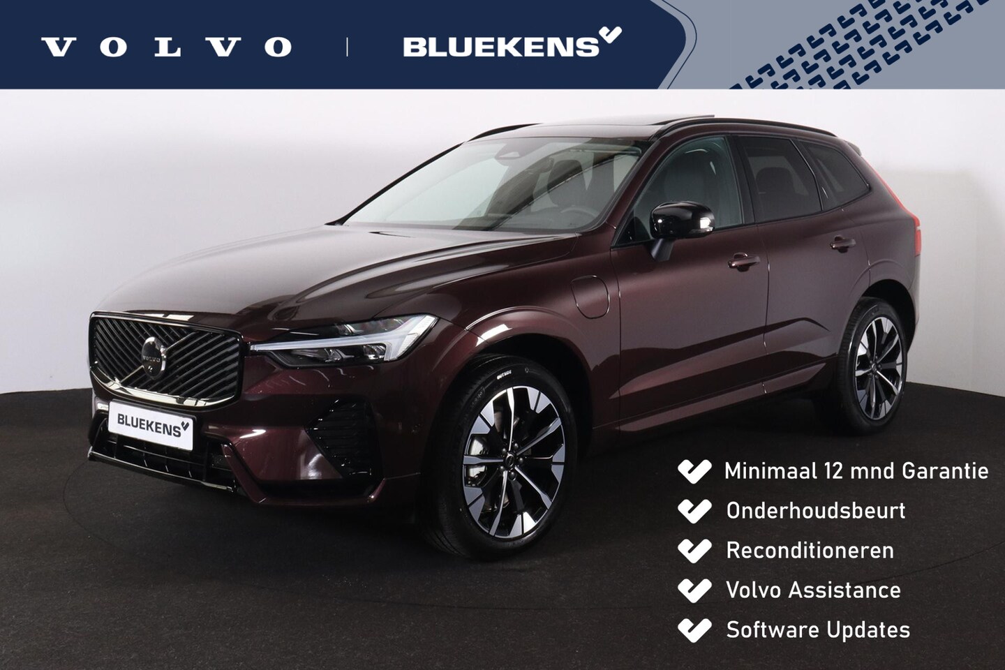 Volvo XC60 - T8 Recharge AWD Ultra Dark - LONG RANGE - Panorama/schuifdak - IntelliSafe Assist & Surrou - AutoWereld.nl