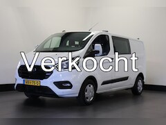 Ford Transit Custom - Dubbel Cabine 2.0 TDCI 130PK L2 EURO 6 - Airco - Navi Cruise - € 14.900, - Excl