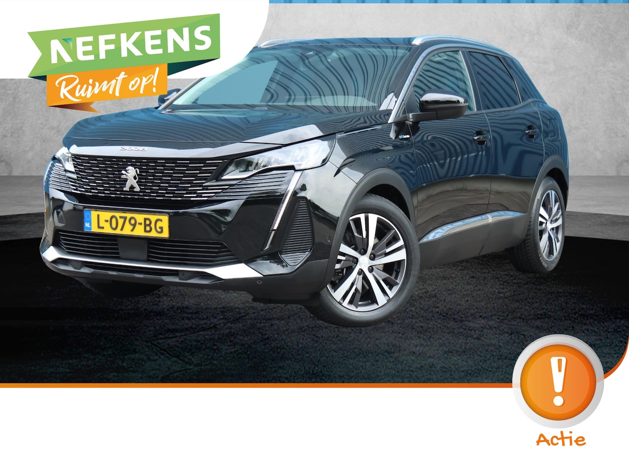 Peugeot 3008 - 1.6 HYbrid 225PK Blue Lease Allure | AppleCarPlay/AndroidAuto | Navigatie | Adaptief Cruis - AutoWereld.nl