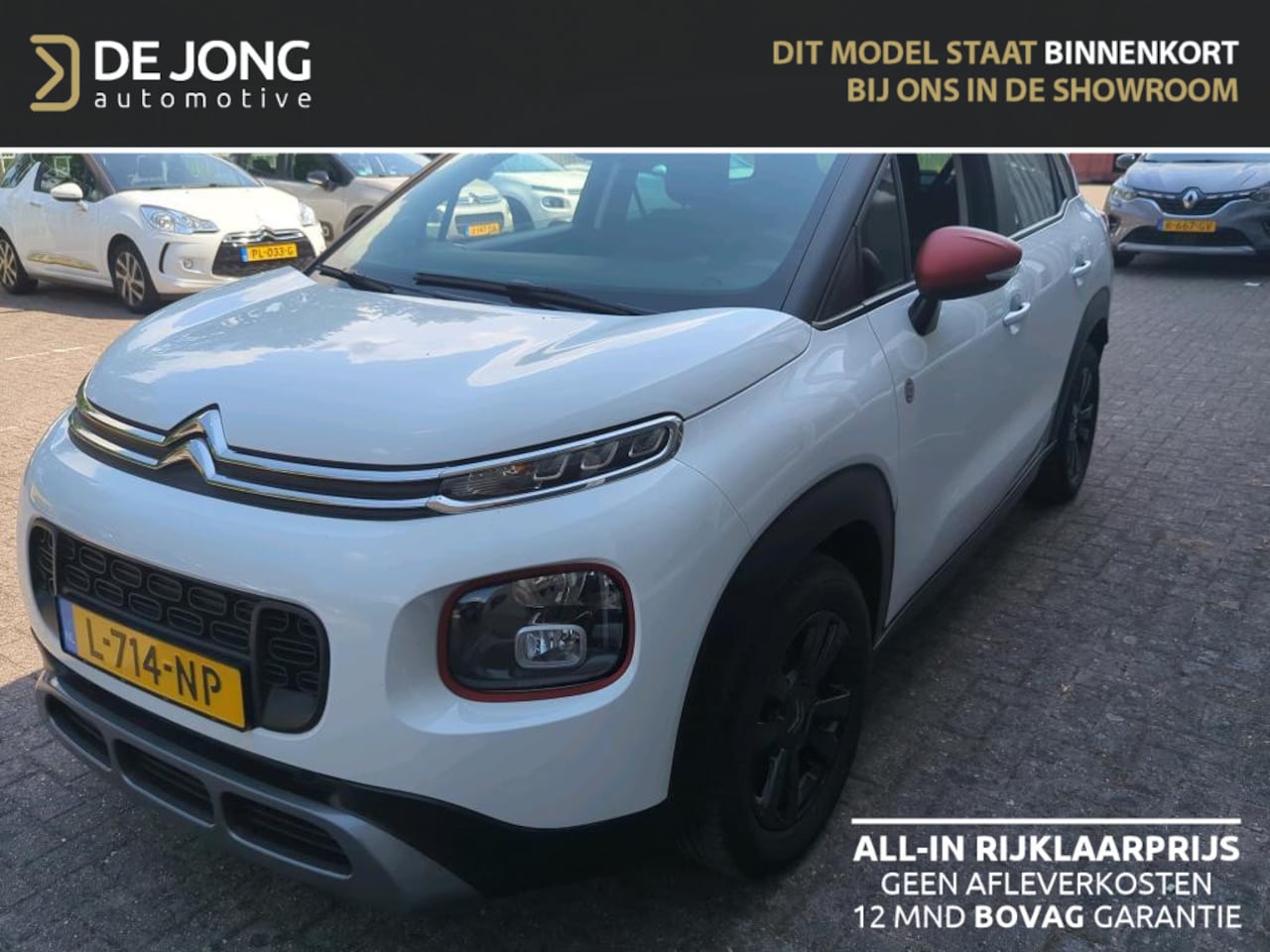 Citroën C3 Aircross - 1.2 PureTech C-Series Navi/Parkeersensoren/Cruise Controle/GEEN AFLEVERKOSTEN - AutoWereld.nl