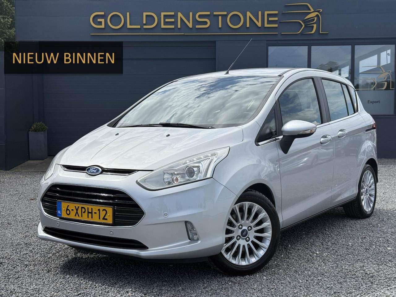 Ford B-Max - 1.0 EcoBoost Titanium 2e Eigenaar,Camera,Trekhaak,125pk,Navi,Lm velgen,Clima,Cruise,Pdc V+ - AutoWereld.nl