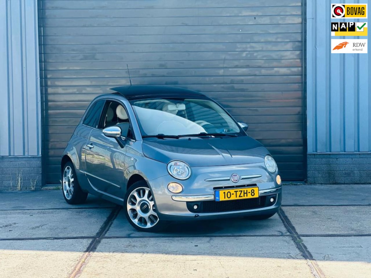 Fiat 500 - 1.2 Lounge 1.2 Lounge (AUTOMAAT+Schuifdak+CarPlay+CAM+NAP) - AutoWereld.nl