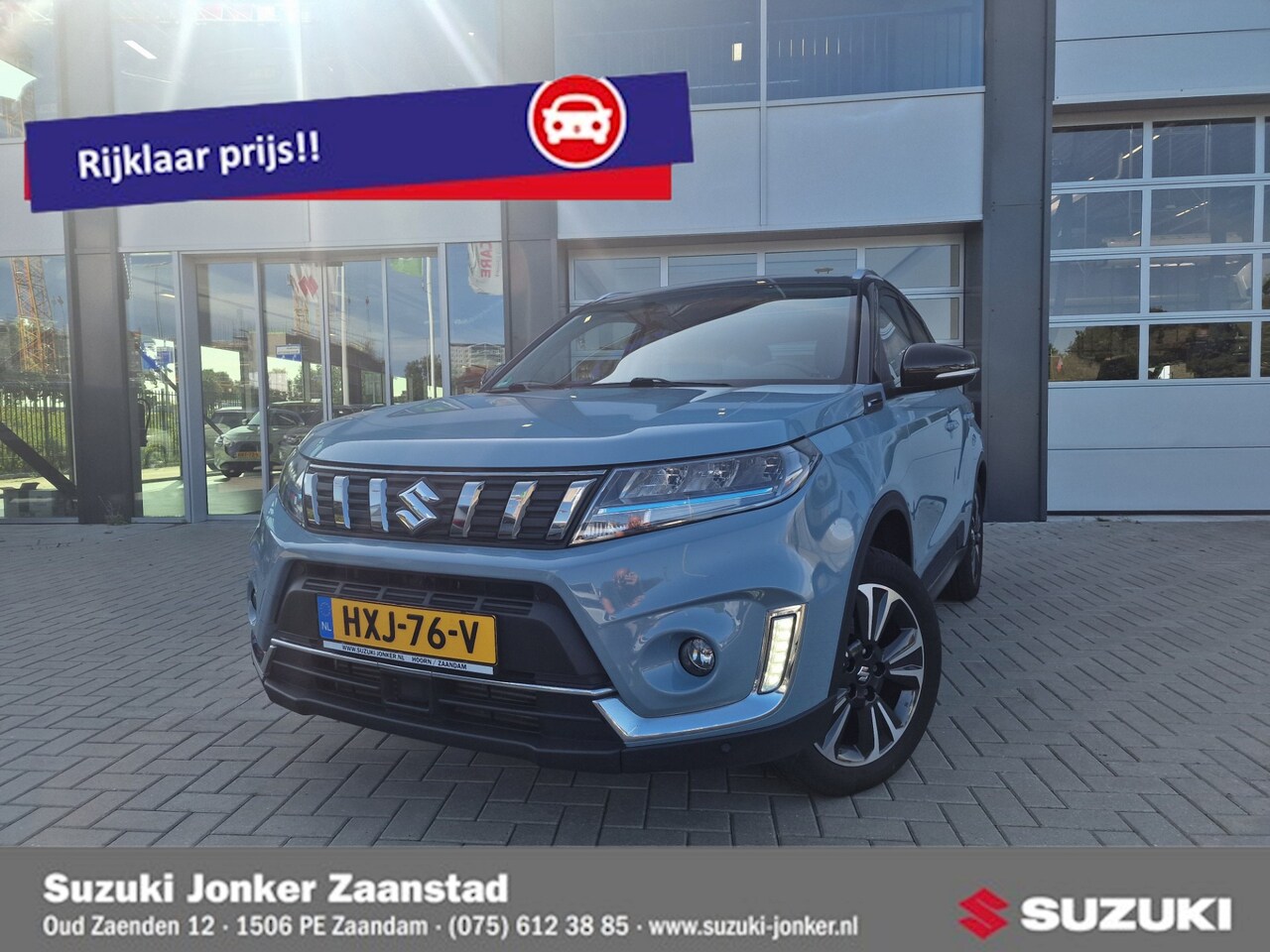 Suzuki Vitara - 1.4 Boosterjet Style Smart Hybrid AllGrip 1.4 Boosterjet Style Smart Hybrid AllGrip Panodak - AutoWereld.nl