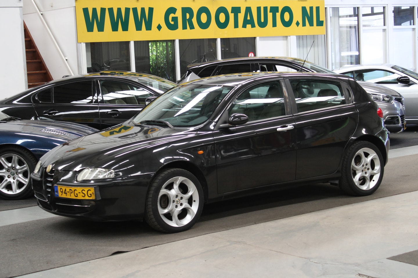 Alfa Romeo 147 - 1.6 T.Spark Impression Airco, Lederen bekleding, Stuurbekrachtiging - AutoWereld.nl