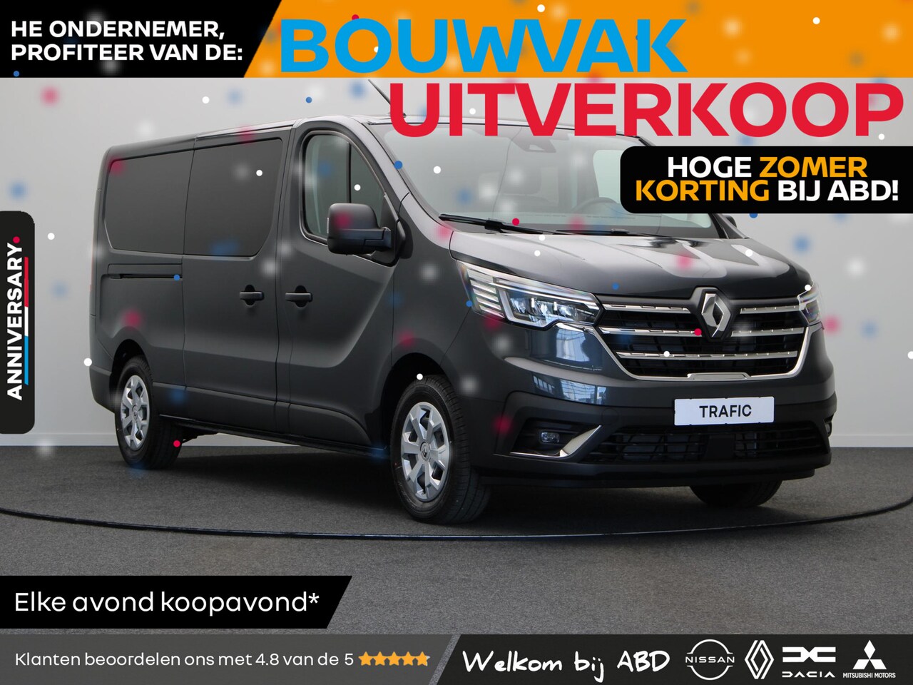 Renault Trafic - 2.0 dCi 130pk T30 L2H1 DC Advance | Dubbel cabine | BPM Voordeel | Hoge korting | Lage ren - AutoWereld.nl