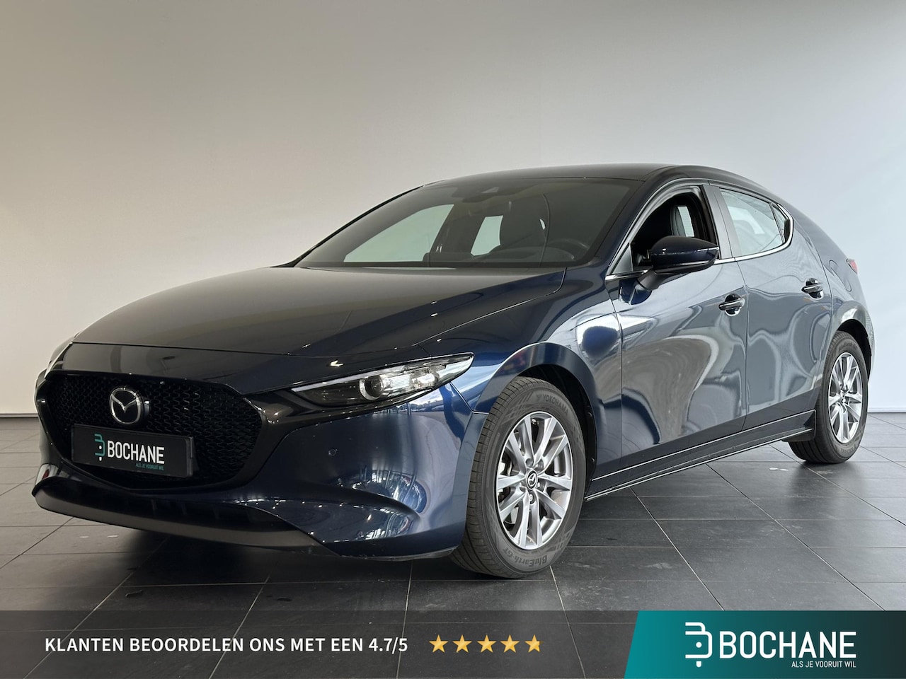 Mazda 3 - 2.0 e-SkyActiv-G M Hybrid 122 Comfort NAVIGATIE | ACHTERUITRIJCAMERA | PARKEERSENSOREN VOO - AutoWereld.nl