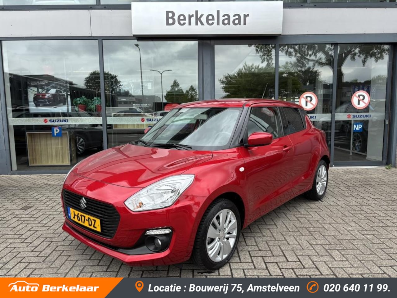 Suzuki Swift - 1.2 Select Automaat | Achteruitrijcamera | Rood - AutoWereld.nl