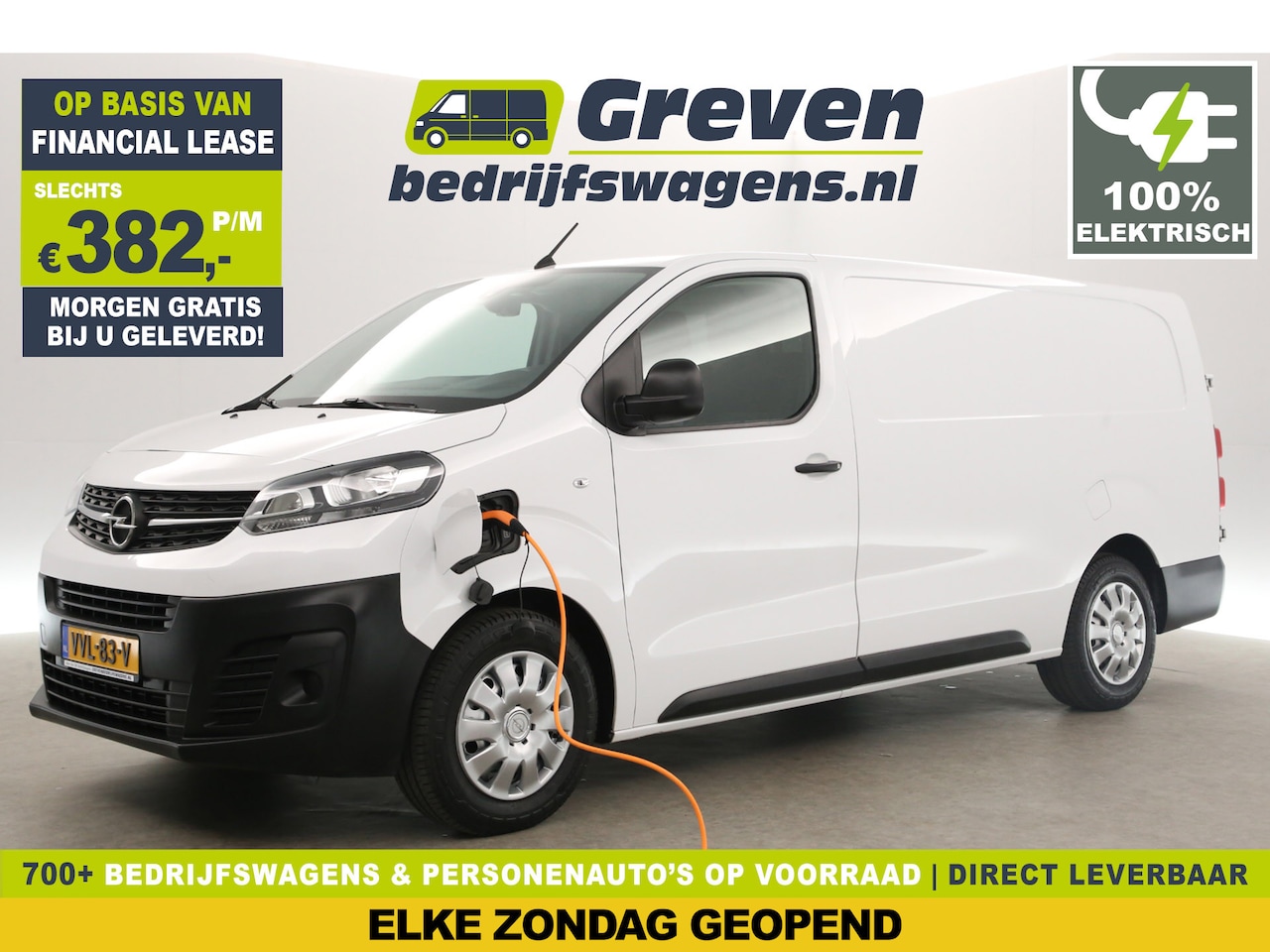 Opel Vivaro-e - 75 kWh L3H1 | EMISSIEVRIJE ZONE | Elektrisch Airco Camera Carplay Cruise PDC 3 Persoons - AutoWereld.nl