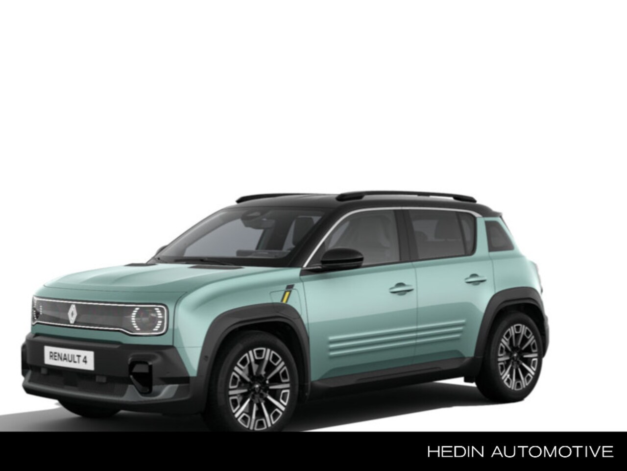 Renault 4 - comfort range iconic 52 kWh | TWO TONE VERT/NOIR | MC 8412 | - AutoWereld.nl