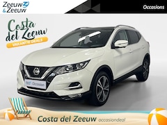 Nissan Qashqai - 1.2 N-Connecta AIRCO NAVI 360GRADEN CAMERA PARKEERSENSOREN CRUISE CONTROL PANORAMADAK BLUE