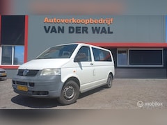 Volkswagen Transporter - 1.9 TDI 300 Budgetline DC/AIRCO/9 PERSOONS OP KENTEKEN