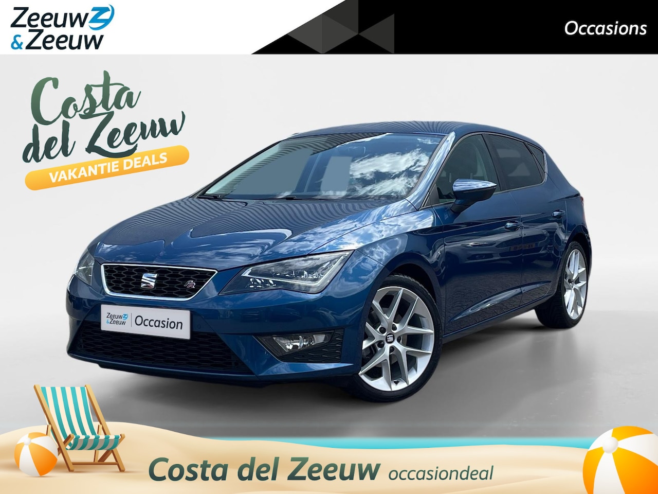 SEAT Leon - 1.4 EcoTSI FR Connect | Achteruitrijcamera | Climate Control | Cruise Control | 18"inch ve - AutoWereld.nl