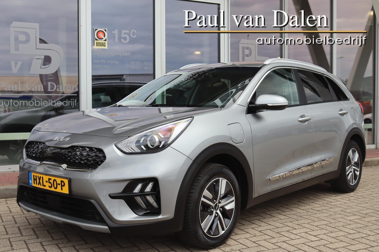 Kia Niro - 1.6 GDi PHEV 141PK AUTOMAAT DYNAMICLINE Navi carplay | Adapt.Cruise | Stoel/stuurverw. | C - AutoWereld.nl