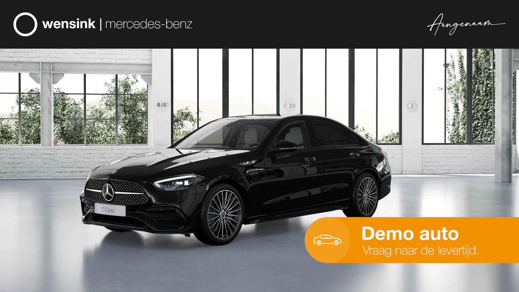 Mercedes-Benz C-klasse - 180 Business Solution AMG | Panoramaschuifdak | Trekhaak | Burmester 3D | Dodehoekassisten - AutoWereld.nl