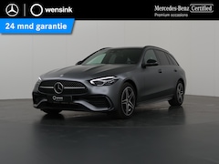 Mercedes-Benz C-klasse Estate - 300e AMG Line | Panoramadak | Matgrijs | Night | Rijassistentiepakket | Sfeerverlichting |