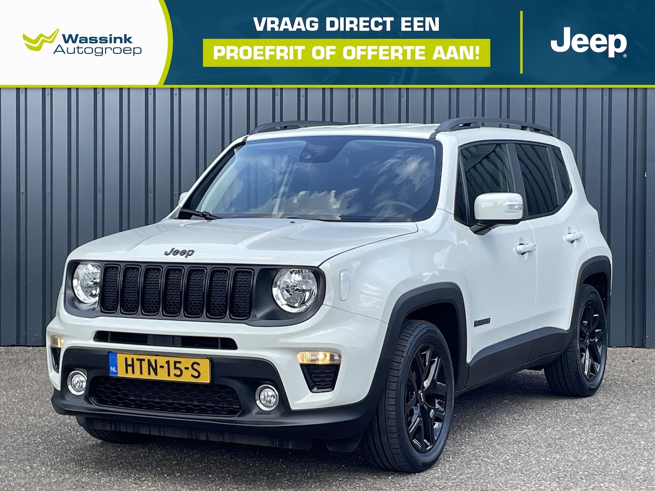 Jeep Renegade - 1.0T 120pk Limited Navigatie | Parkeersensoren I Cruise Control I KeyLess - AutoWereld.nl