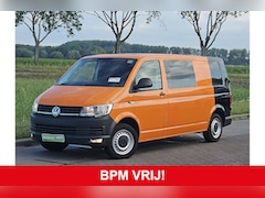 Volkswagen Transporter - 2.0 TDI L2H1 DC airco, navi, pdc, trekhaak, 150Pk, Euro6