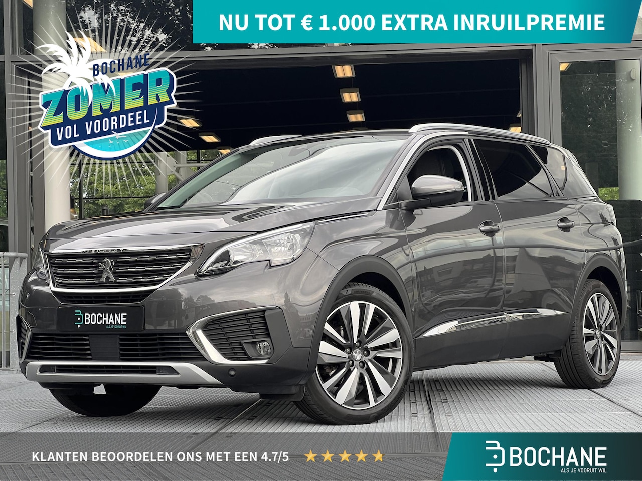 Peugeot 5008 - 1.2 PureTech Blue Lease Premium 7-persoons | Navigatie | Elektrische achterklep | Carplay - AutoWereld.nl