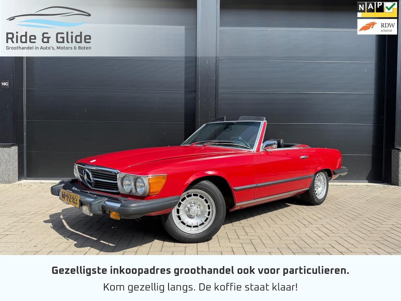 Mercedes-Benz SL-klasse Roadster - 450 SL zeer nette auto 52d mile concours staat 1974 - AutoWereld.nl