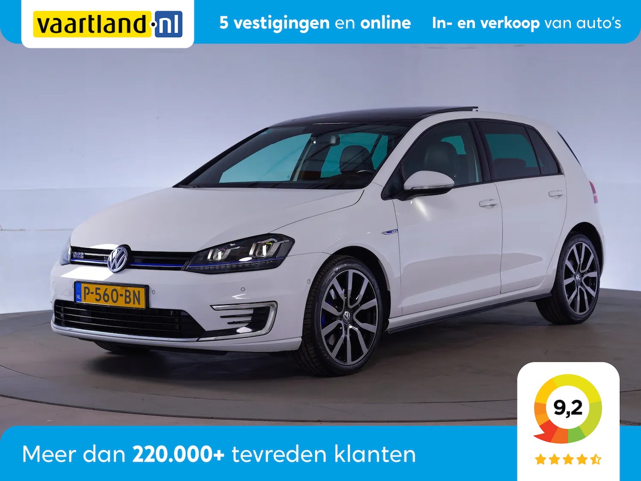Volkswagen Golf - 1.4 TSI GTE Aut.[Schuif-Kantel Dak Groot Navi Sportstoel] - AutoWereld.nl