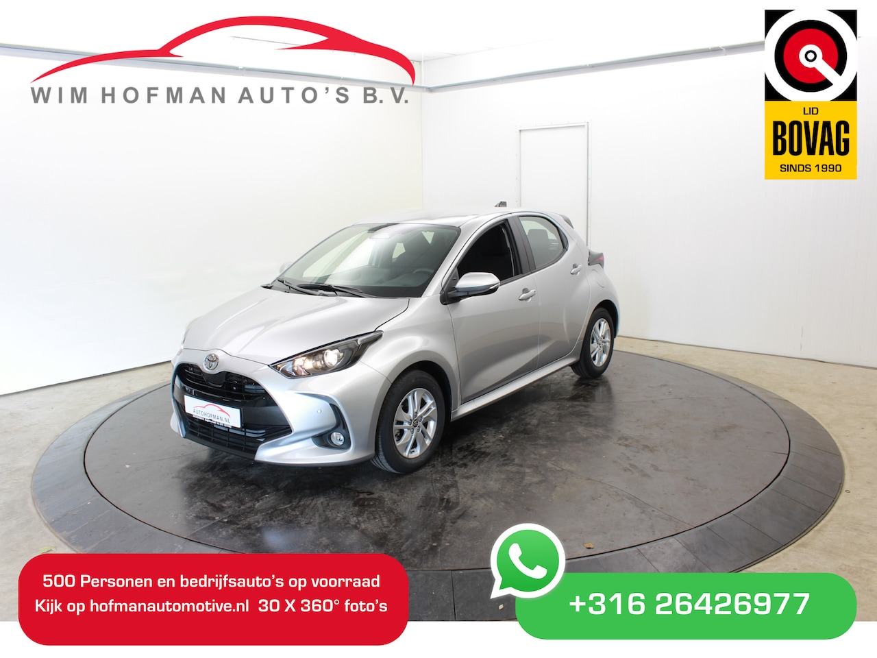 Toyota Yaris - 1.5 Hyb Nieuw Rijklaar Camera PDC v+a Stoel/Stuur Verwarming Adaptive Cruise Control - AutoWereld.nl