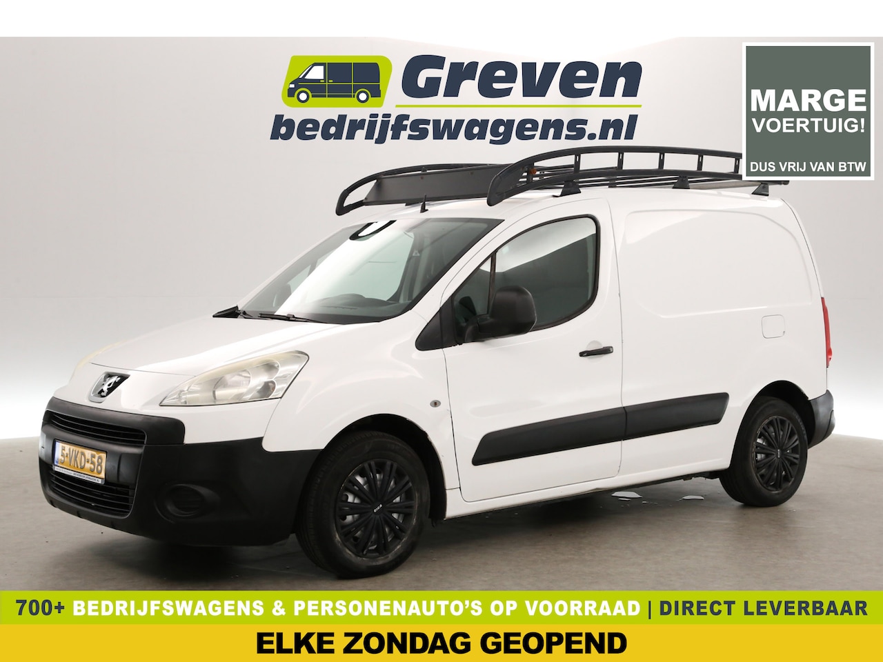 Peugeot Partner - 1.6 HDI L1H1 Apk t/m 01-2026 | Marge Airco Parkeersensoren Imperiaal Elektrpakket - AutoWereld.nl