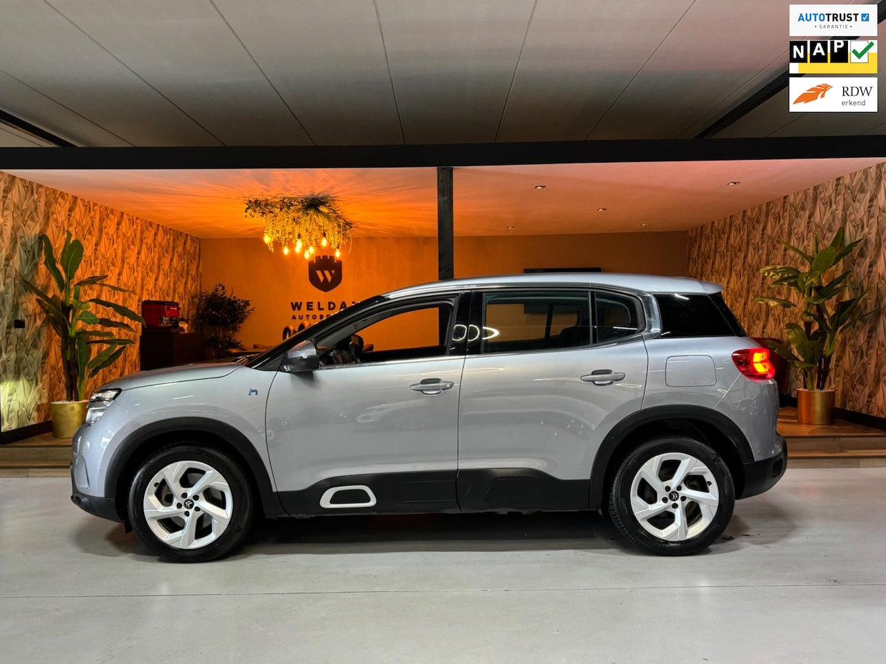 Citroën C5 Aircross - 1.6 Plug-in Hybrid Feel Garantie 360 Camera CarPlay Lane PDC Cruise Clima Navi Led Dab Rij - AutoWereld.nl