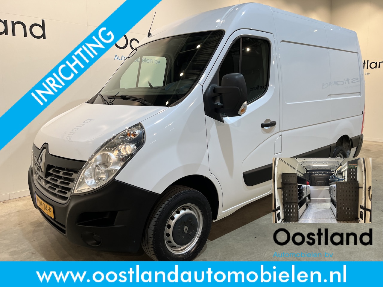 Renault Master - 2.3 dCi L1H2 130 PK Servicebus / Modul-System Inrichting / Euro 6 / Airco / Cruise Control - AutoWereld.nl