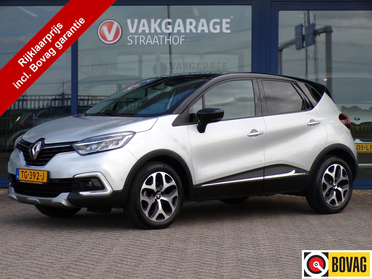 Renault Captur - 1.2 TCe Intens 1.2 TCe Intens, Automaat / Trekhaak / Android Auto / Camera + Sensoren / Keyless / Navigat - AutoWereld.nl