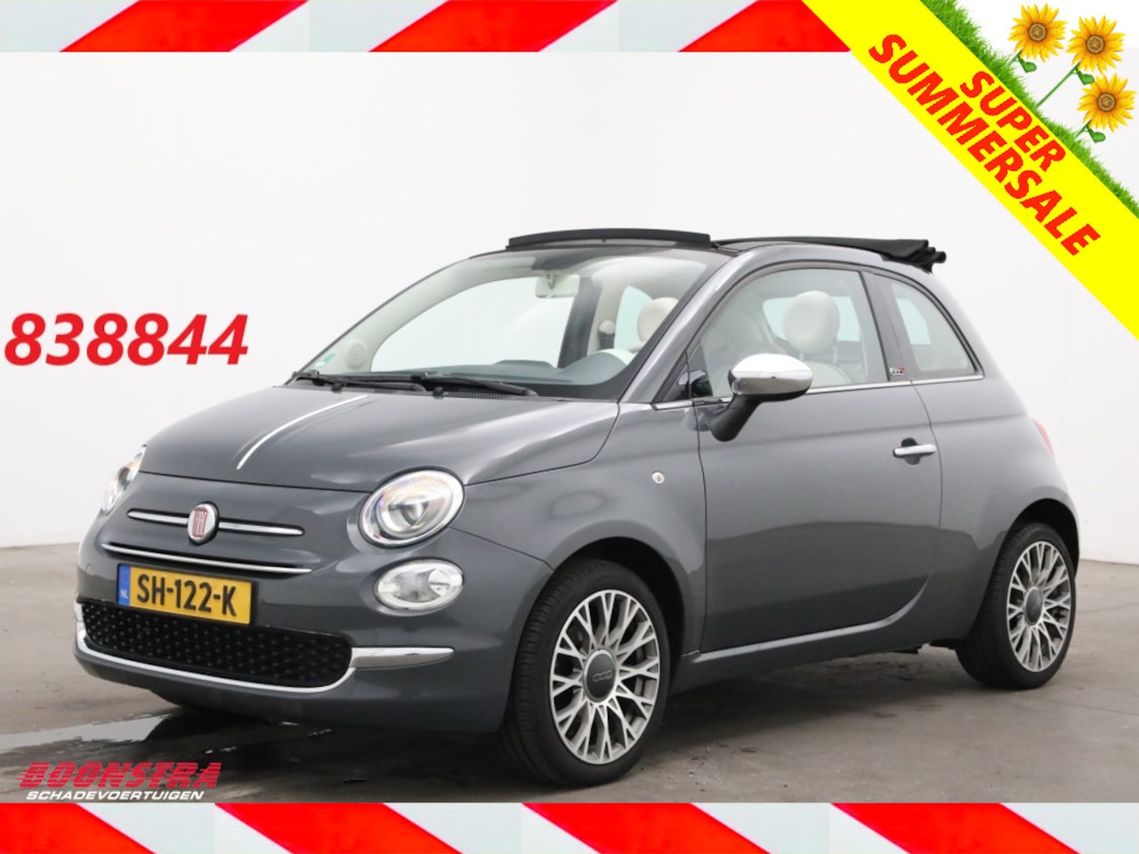 Fiat 500 C - 0.9 TwinAir Turbo Anniversario Airco Cruise PDC 44.828 km! - AutoWereld.nl
