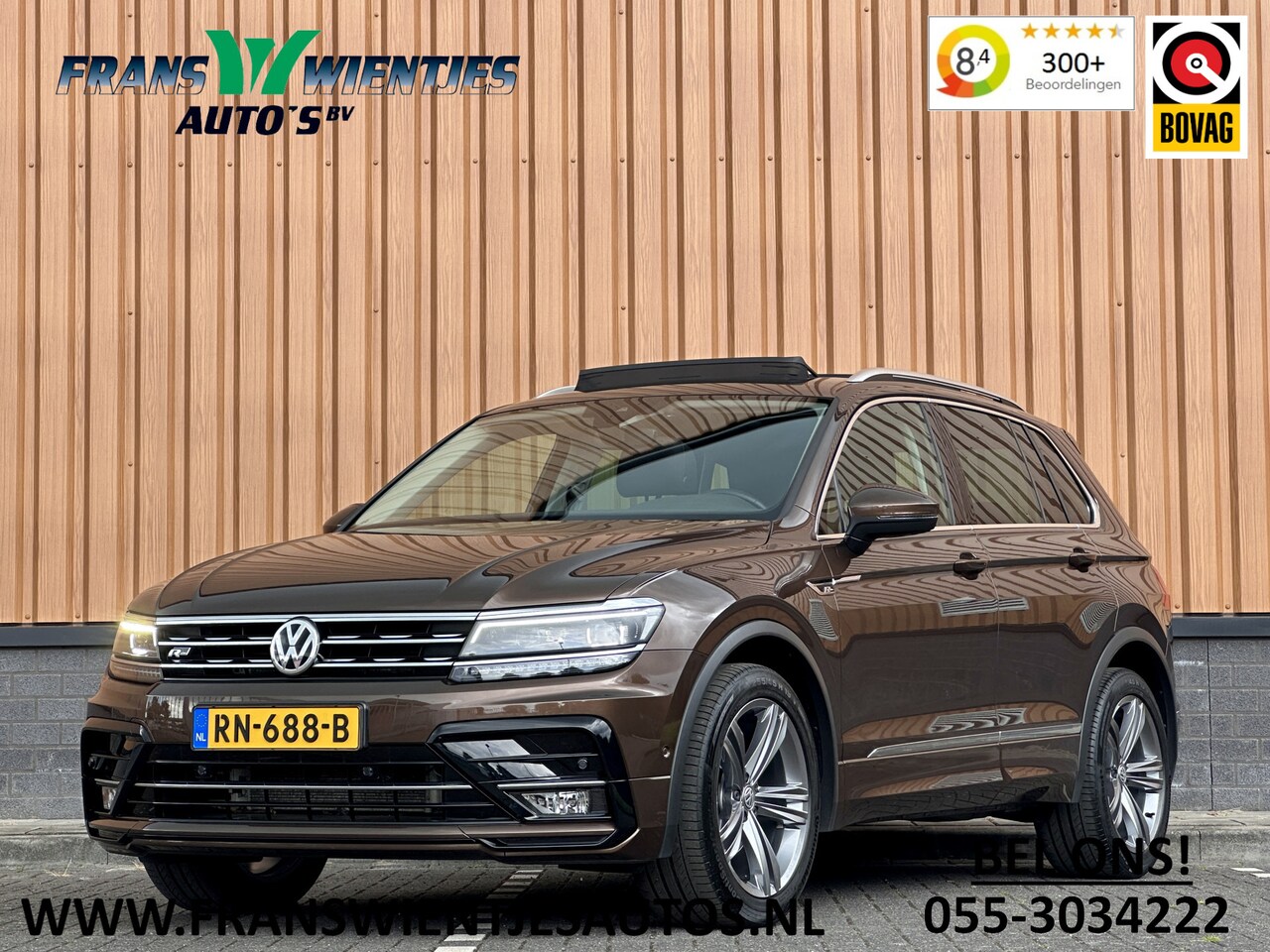 Volkswagen Tiguan - 1.4 TSI ACT R-line | Panoramadak | Adaptive Cruise Control | Achteruitrijcamera | Keyless - AutoWereld.nl